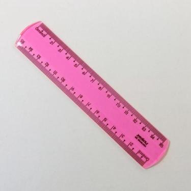 Imagem de Régua 15 cm New Line - Waleu, Rosa