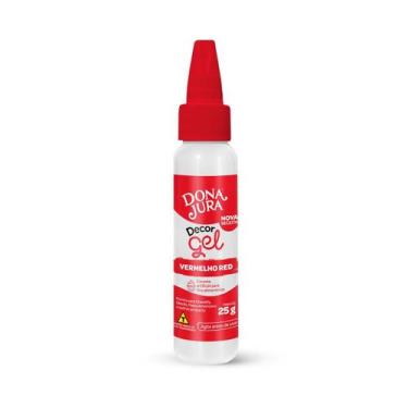 Imagem de Corante Alimentício em Gel Vermelho Red DecorGel 25g Dona Jura