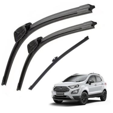 Imagem de Limpador parabrisa Nova Ecosport 2018 2019 2020 Diant+tras - Bosch - V