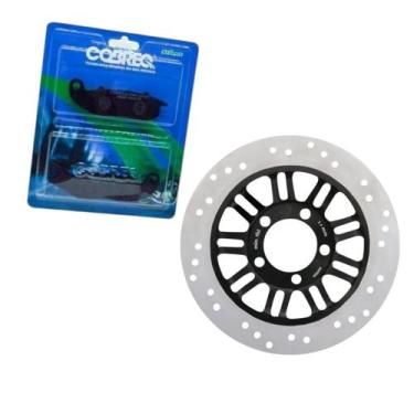 Imagem de Disco De Freio Titan150 Fan 150 2009-2014 + Pastilha Freio - COBREQ