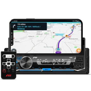 Imagem de Radio Automotivo JR8 1020BT Bluetooth USB FM Com Suporte Celular e Con
