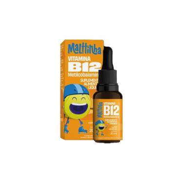 Imagem de Vitamina B12 Kids gotas 20ml Sabor Frutas Vermelhas Malttinha Maltta, 