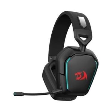 Imagem de Headset Gamer Sem Fio Redragon Mira, RGB, 7.1, Drivers 40mm, Bluetooth, P2, Preto - H868-Unissex