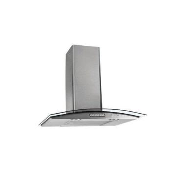 Imagem de Coifa Parede CVC Slim Fogatti Vidro Curvo Inox 75cm 127V