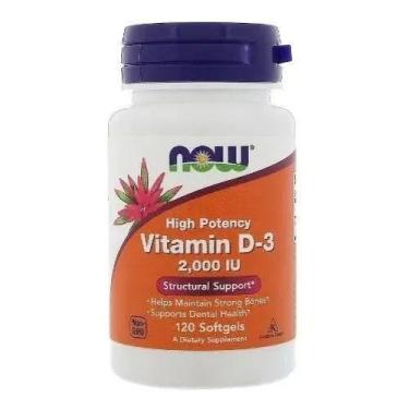 Imagem de Vitamina D3 2000ui (120 Sgels) Now Foods
