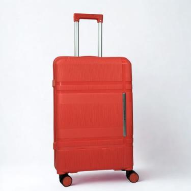 Imagem de Mala De Viagem Média 23 Kg Pp leve 69L rodas duplas 360 Segredo tipo T