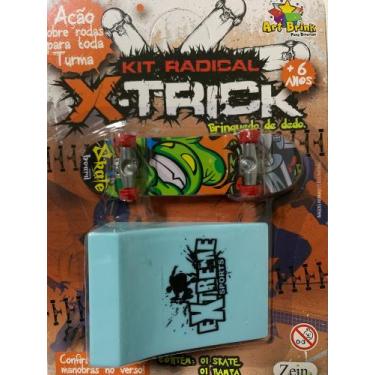 Imagem de Skate De Dedo Com Rampa Kit Radical X-Trick - Issam