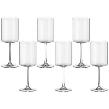 Imagem de Taça de Cristal Bohemia Para Vinho Tinto 480 ml Kubitto 6 Peças - Bohe