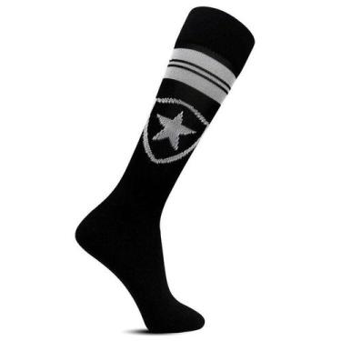 Imagem de meiao Rikam Botafogo Futebol Juv - Ptobco, Pto, Bco, 34/37