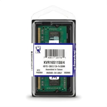Imagem de Memória Ram Para Notebook DDR3 4GB 1600MHz CL11 KVR16S11/4 Verde - KIN
