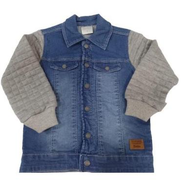 Imagem de Jaqueta / Casaco Luxo Jeans Menino Paraiso Inverno Ref 13187, Jeans, T