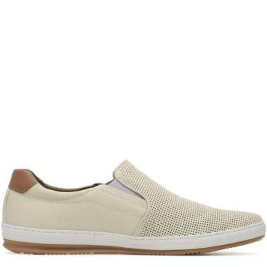 Imagem de Sapato Iate Masculino Casual em Couro Calce fácil Free Way Input, Off 