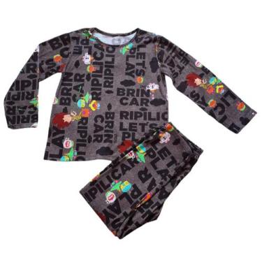 Imagem de Pijama Mundo Ripilica Cinza - Lilica Ripilica, Cinza, 3