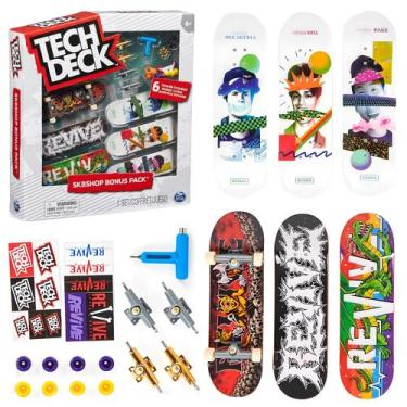 Imagem de Skate De Dedo Tech Deck Sk8shop Fingerboard Original Toy Machine Reviv