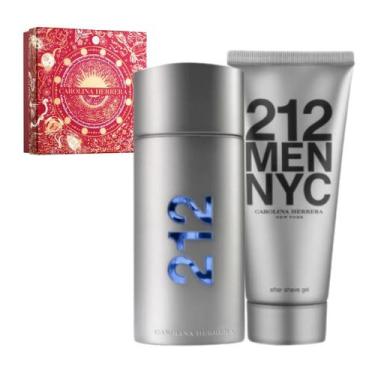 Imagem de Kit Perfume Masculino 212 NYC Men Carolina Herrera Edt 100 Ml + Shower