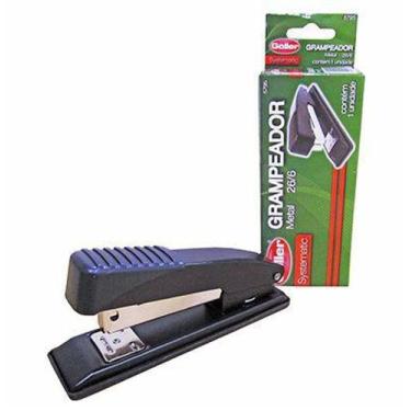 Imagem de Grampeador De Metal Plastico Preto Systematic 26 6 11Cm Na Caixa - Dai