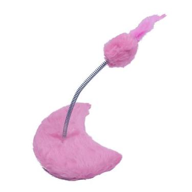 Imagem de Brinquedo São Pet Lua para Gato, Rosa