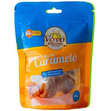 Imagem de Bala de Caramelo Zero Adição de Açúcar VOVÓ 60g
