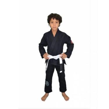 Imagem de Kimono Juvenil Jiu Jitsu Trançadinho Preto Keiko - Keiko , M3, Preto, 