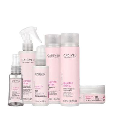 Imagem de Kit Cadiveu Professional Quartzo Shine Shampoo Condicionador Balm Másc