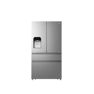 Imagem de Refrigerador Gorenje French Door Frost Free Inverter 466L com Dispenser de Água e Gelo Inox 220V