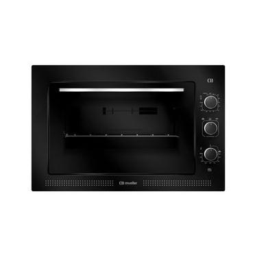 Imagem de Forno Elétrico de Embutir Mueller MFE50K 50L com Grill Vidro Duplo Preto 220V