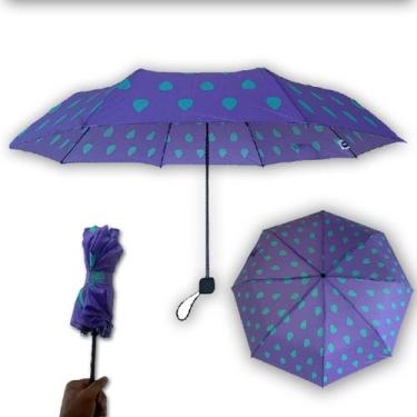 Imagem de Guarda Chuva Sombrinha Mor Diversas Cores, Roxo