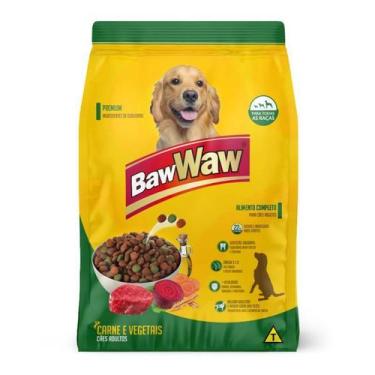 Imagem de Ração 1kg caes carne e vegetais bawwaw - clicklotus