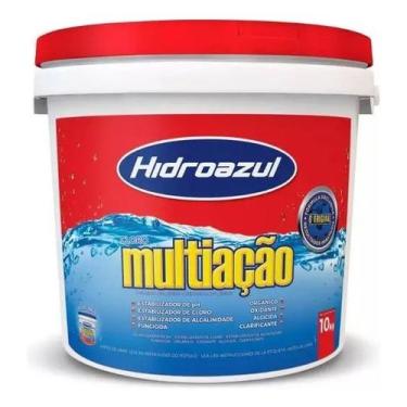 Imagem de Balde De Cloro Hidroazul Multiação 10kg Para Piscinas