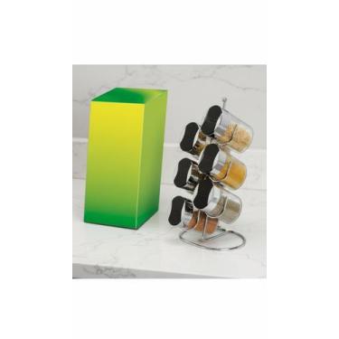 Imagem de Porta Condimentos de Bancada 6 Peças Cromado - Congratulations Store
