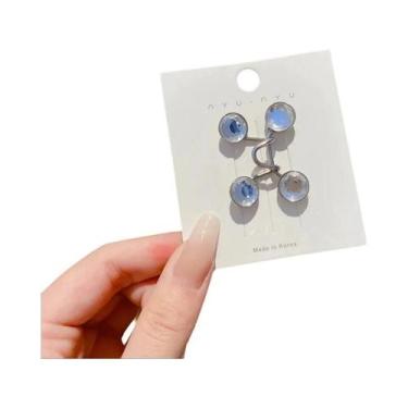 Imagem de Conjunto De Broches Metálicos Ajustáveis Para Mulheres, Clipe De Cintu