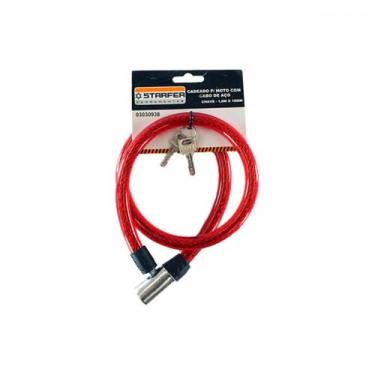 Imagem de Cadeado P/Moto C/Aco 16Mm-1,0Mt Stf - Starfer