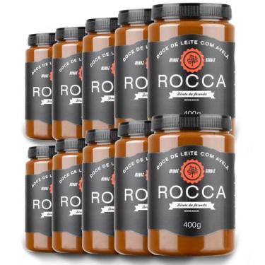 Imagem de Doce de Leite Rocca com Avelã 400g Kit 10 Unidades