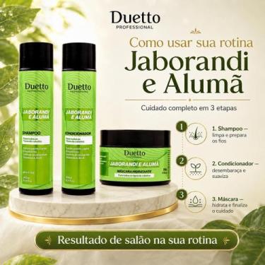 Imagem de Kit Home Care Jaborandi e Alumã Duetto 300G - Duetto professional