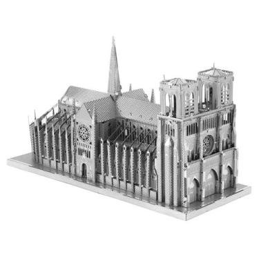 Imagem de Metal Earth Catedral de Notre Dame ICX003 Miniatura de Montar Metal 3D