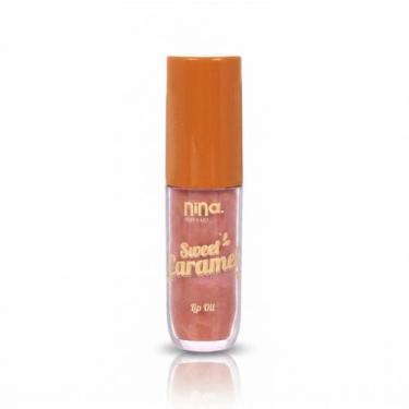 Imagem de Lip Oil Nina Sweet Mauve Hidratante Labial Brilho Intenso Para Lábios 