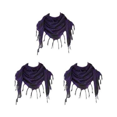 Imagem de Lenço Tático Unissex Keffiyeh Shemagh Para Proteção De Cabeça E Pescoç
