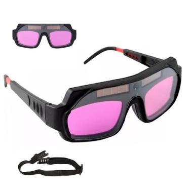 Imagem de Oculos de Solda Solar EPI Escurecimento Automatico Anti Reflexo UV Sol