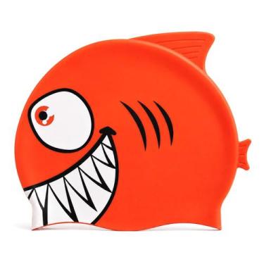 Imagem de Touca Para Natação De Silicone Peixinhos Tamanho Único Unissex Hidrogi