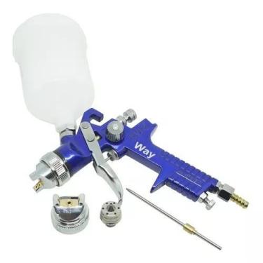 Imagem de Pistola pintura gravidade hvlp 2 bicos 1,4 e 1,7mm - Importway