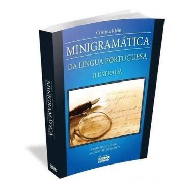 Imagem de Livro mini gramática ilustrada língua portuguesa ortografia - RIDEEL
