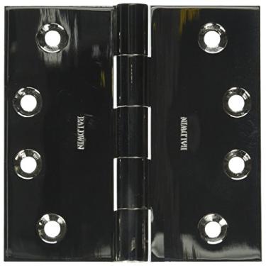 Imagem de Baldwin 1040055I Dobradiça de Porta Quadrada de Encaixe, Níquel Brilhante Vitalício