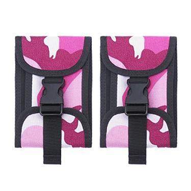 Imagem de Yajun Bolsos para peso de mergulho, bolsa vazia para cinto de mergulho, bolsa para cinto de mergulho, mãos livres para mergulho pescaria 1 par, rosa - 1