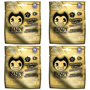 Imagem de Bendy Clipes de Colecionador de Bolsa Cega Série 2 (Oficialmente Licenciado) Selados com 4 Pacotes