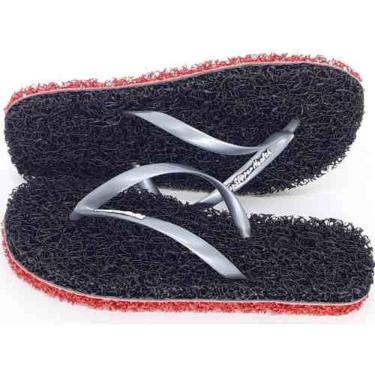 Imagem de Chinelo De Banho Esponja Duplo Capacho Anti Derrapante