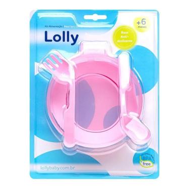 Imagem de Kit Alimentação Anti-Deslizante 6m+ Rosa Lolly 7130-01-F