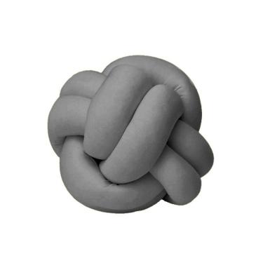 Imagem de Almofada Decorativa Nó - 25cm Cinza