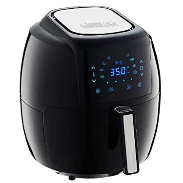 Imagem de GoWISE USA GW22731 1700-Watt 5.8-QT 8-em-1 Digital Air Fryer com livro de receitas, plástico, preto