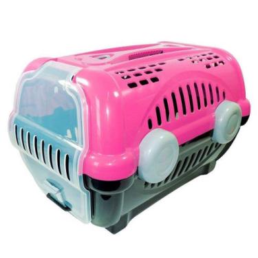 Imagem de Caixa De Transporte Furacão Pet Luxo Rosa Tamanho:N1