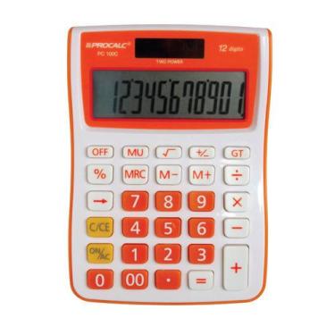 Imagem de Calculadora De Mesa Procalc Pc100 O 12 Dígitos